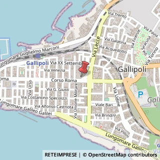 Mappa Corso Roma, 2, 73014 Gallipoli, Lecce (Puglia)
