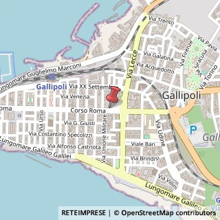 Mappa Corso Roma, 2, 73014 Gallipoli, Lecce (Puglia)