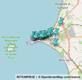 Mappa Via Petrelli, 73014 Gallipoli LE, Italia (0.68211)