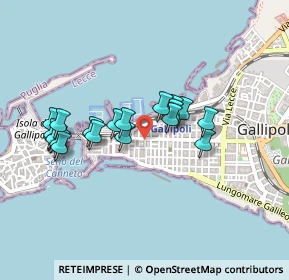 Mappa Via Petrelli, 73014 Gallipoli LE, Italia (0.4375)