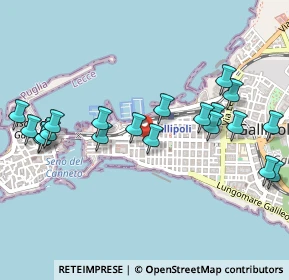 Mappa Via Petrelli, 73014 Gallipoli LE, Italia (0.6005)