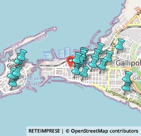 Mappa Via Petrelli, 73014 Gallipoli LE, Italia (0.499)