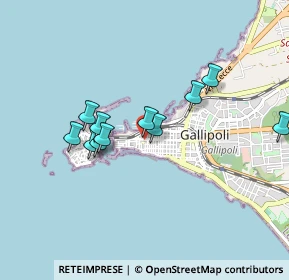 Mappa Via Petrelli, 73014 Gallipoli LE, Italia (0.82545)