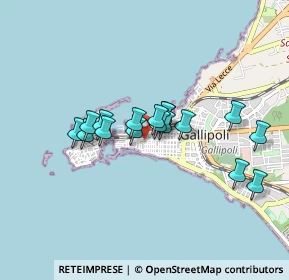 Mappa Via Petrelli, 73014 Gallipoli LE, Italia (0.72529)