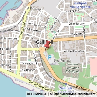 Mappa Corso Italia, 2, 73014 Gallipoli, Lecce (Puglia)