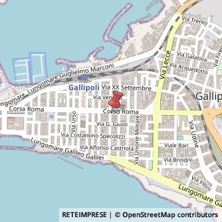 Mappa Corso Roma, 51, 73014 Gallipoli, Lecce (Puglia)