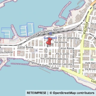 Mappa Corso roma 106, 73014 Gallipoli, Lecce (Puglia)
