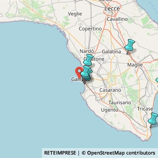 Mappa Via San Sebastiano, 73014 Gallipoli LE, Italia (37.52909)