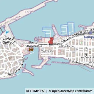 Mappa Corso Roma, 211, 73014 Gallipoli, Lecce (Puglia)