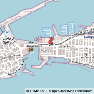 Mappa Corso Roma, 205G, 73014 Gallipoli, Lecce (Puglia)