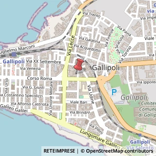 Mappa Via Genova, 8/10, 73014 Gallipoli, Lecce (Puglia)