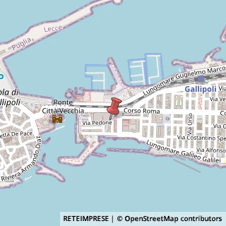 Mappa Via Quartini, 45, 73014 Gallipoli, Lecce (Puglia)
