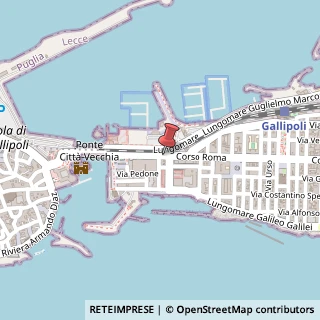 Mappa Corso Roma, 17, 73014 Gallipoli, Lecce (Puglia)