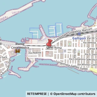 Mappa Corso Roma, 161, 73014 Gallipoli, Lecce (Puglia)