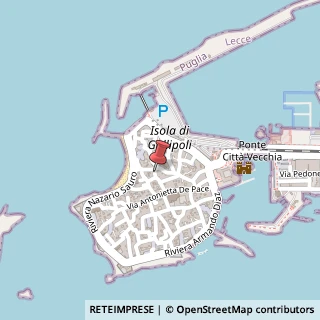 Mappa Via Giuseppe Garibaldi, 29, 73014 Gallipoli, Lecce (Puglia)