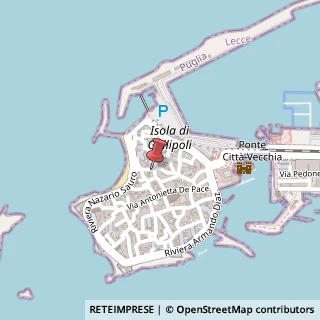 Mappa Via G. Presta, 7, 73014 Gallipoli, Lecce (Puglia)
