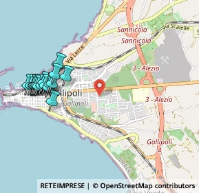 Mappa Via G. da Gallipoli, 73014 Gallipoli LE, Italia (1.2755)