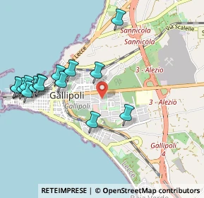 Mappa Via G. da Gallipoli, 73014 Gallipoli LE, Italia (1.25067)