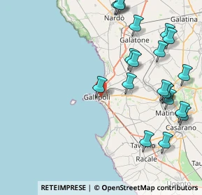 Mappa Via G. da Gallipoli, 73014 Gallipoli LE, Italia (10.885)
