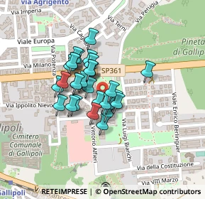 Mappa Via G. da Gallipoli, 73014 Gallipoli LE, Italia (0.15)