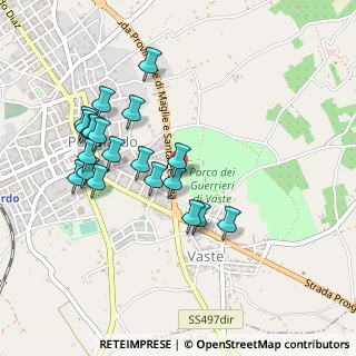 Mappa ENI Station pv.58036 Circonvallazione, 73037 Poggiardo LE, Italia (0.498)