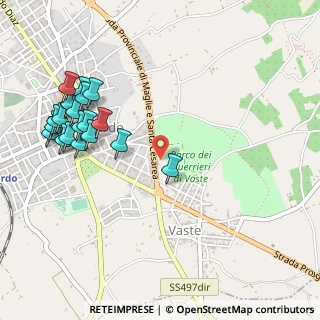 Mappa ENI Station pv.58036 Circonvallazione, 73037 Poggiardo LE, Italia (0.656)