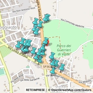 Mappa ENI Station pv.58036 Circonvallazione, 73037 Poggiardo LE, Italia (0.25615)