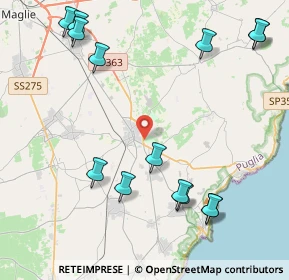 Mappa ENI Station pv.58036 Circonvallazione, 73037 Poggiardo LE, Italia (5.735)