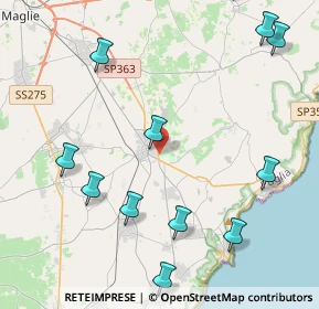 Mappa ENI Station pv.58036 Circonvallazione, 73037 Poggiardo LE, Italia (5.79083)