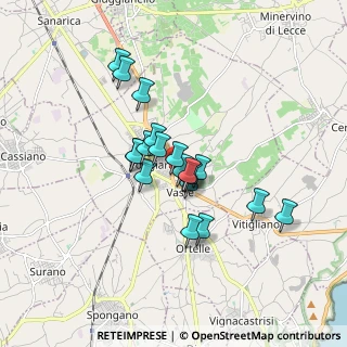 Mappa ENI Station pv.58036 Circonvallazione, 73037 Poggiardo LE, Italia (1.341)