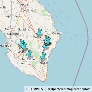 Mappa ENI Station pv.58036 Circonvallazione, 73037 Poggiardo LE, Italia (9.09083)
