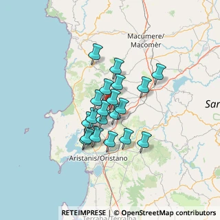Mappa Via Aldo Moro, 09070 Milis OR, Italia (10.4295)