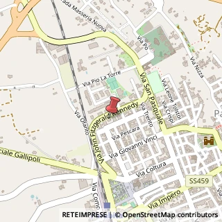 Mappa Via John Kennedy, 17, 73052 Parabita, Lecce (Puglia)