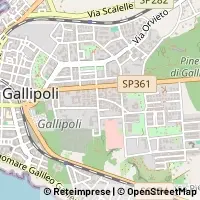 Mapa Gallipoli