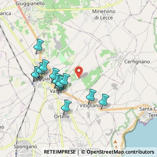 Mappa Via Com.le Batticucule, 73037 Poggiardo LE, Italia (2.00357)