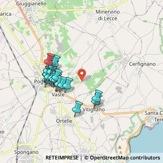 Mappa Via Com.le Batticucule, 73037 Poggiardo LE, Italia (1.7975)