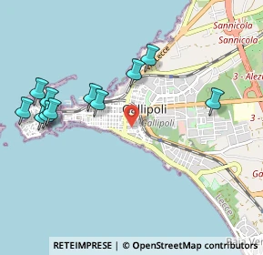 Mappa Via Brindisi, 73014 Gallipoli LE, Italia (1.20364)