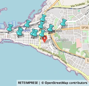 Mappa Via Brindisi, 73014 Gallipoli LE, Italia (0.43333)