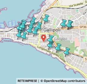 Mappa Via Brindisi, 73014 Gallipoli LE, Italia (0.4915)