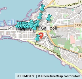 Mappa Via Brindisi, 73014 Gallipoli LE, Italia (0.4735)