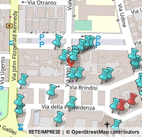 Mappa Via Ugo Foscolo, 73014 Gallipoli LE, Italia (0.06552)