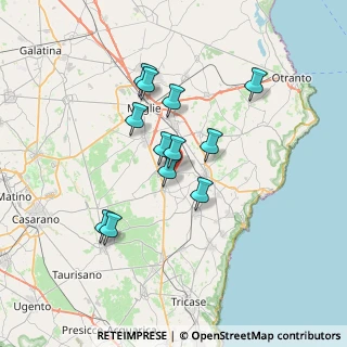 Mappa Via Corsica, 73020 San Cassiano LE, Italia (6.28)