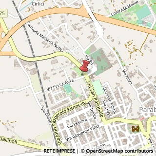 Mappa Via Pio la Torre, 2, 73052 Parabita, Lecce (Puglia)