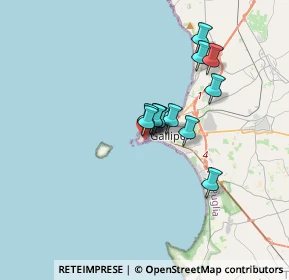 Mappa Via de Tomasi, 73014 Gallipoli LE, Italia (2.575)