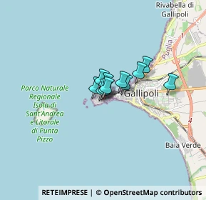 Mappa Via de Tomasi, 73014 Gallipoli LE, Italia (0.78545)