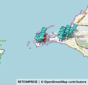 Mappa Via de Tomasi, 73014 Gallipoli LE, Italia (0.7335)