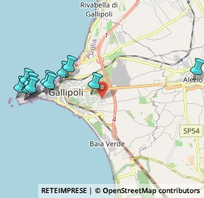 Mappa Via Giuseppe Ungaretti, 73014 Gallipoli LE, Italia (2.65583)