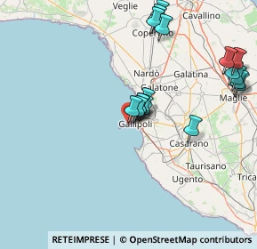 Mappa Via Briganti, 73014 Gallipoli LE, Italia (17.62353)