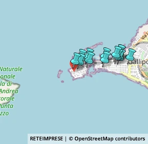 Mappa Via Briganti, 73014 Gallipoli LE, Italia (0.81769)