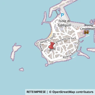 Mappa Corte de Noie, 20, 73014 Gallipoli, Lecce (Puglia)